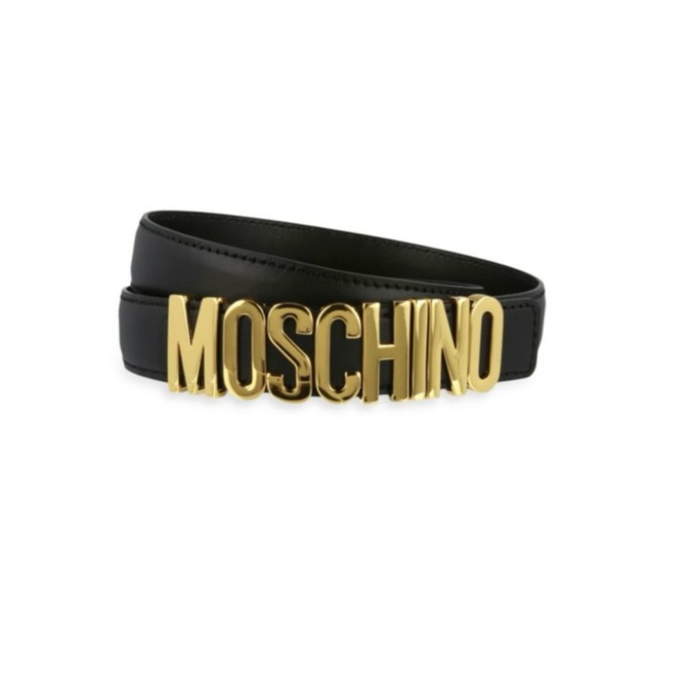 New MOSCHINO
Genuine Leather Belt Black